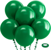 Bezente Assorted Latex Rainbow Balloons 100 Pack 12 inch – Fun for Kids & Family - 11-green-g97 / 18inch (Large)
