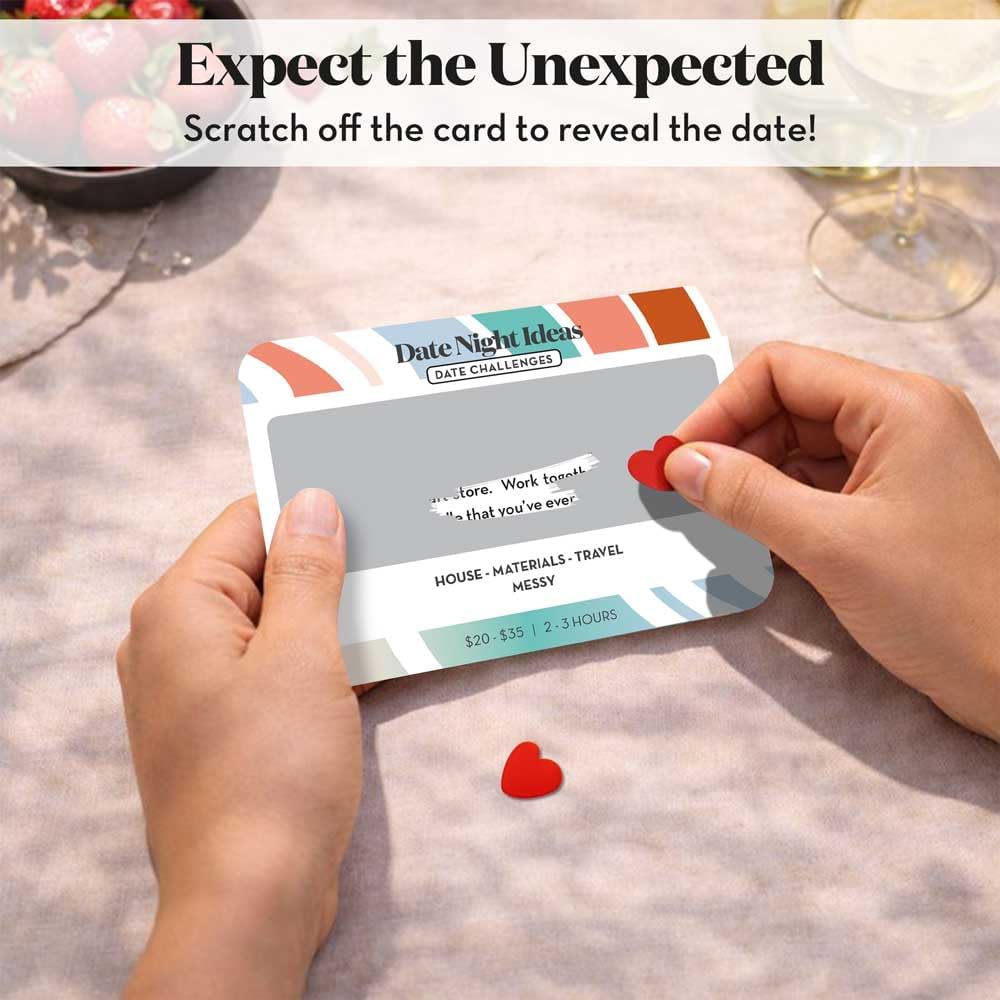 Scratch Off Date Night Ideas, Couples Gifts for Him/Her - image 3