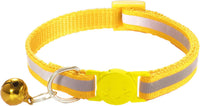 2 Pack Breakaway Cat Collars with Bells - Yellow - image 4