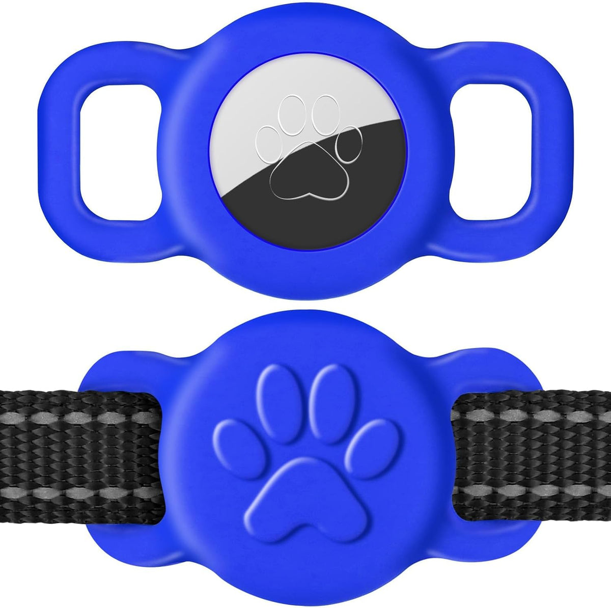 Dynmeow Cat Collar Holder for Cats and Small Puppy Dogs - Small(1 Pack) / Navy Blue