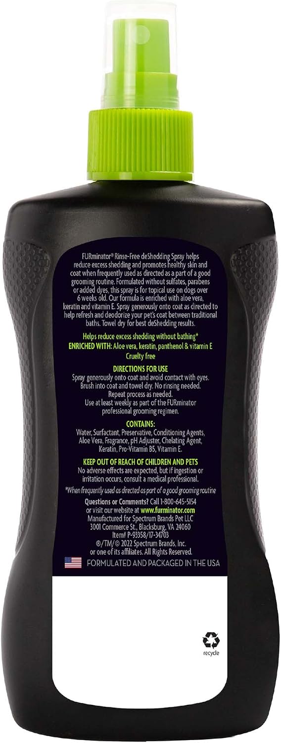 FURminator Ultra Premium deShedding Conditioner for Dogs - Waterless Shampoo / 8.5 oz - image 2