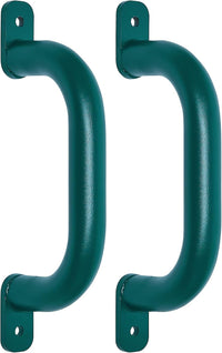 Purife 10 inch matte black metal playground safety handles, 2 pack with screws - view 6