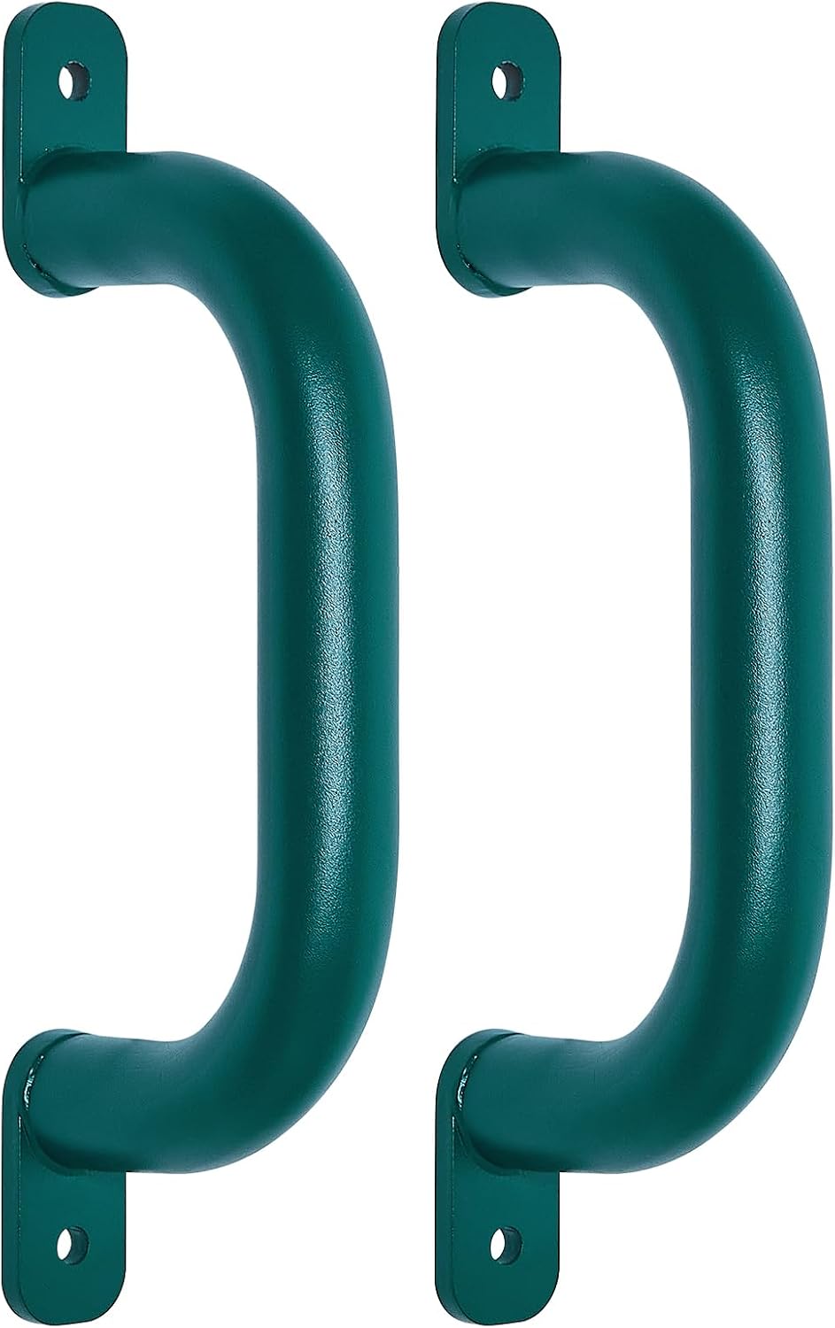 Purife 10 inch matte black metal playground safety handles, 2 pack with screws - view 6