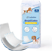 Disposable Dog Diaper Liners Booster Pads for Male & Female Dogs - XS-45Count