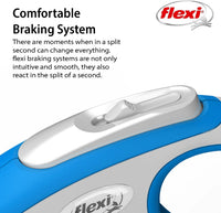 FLEXI Comfort Tape Retractable Dog Leash - Medium - 16 Feet / Blue - image 2