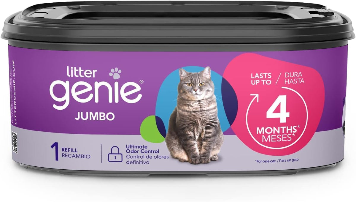 Litter Genie Jumbo Refill Bags - 28 ft (Pack of 6)
