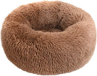Cat Bed for Indoor Cats, Mini Plush Self Warming Kitten Bed - Large 28'' / Coffee - image 4