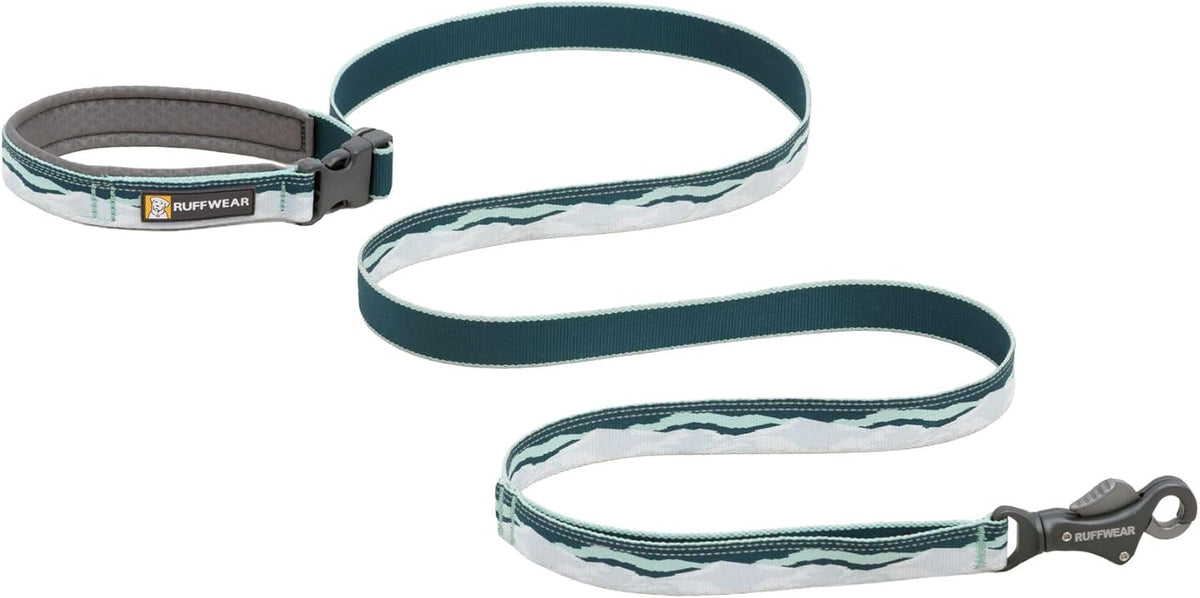Ruffwear, Crag Dog Leash, Reflective Everyday 6 ft Lead - Northern Lights / One Size