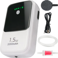 Rechargeable Aerator Portable Fish Bait Bucket Aquarium Air Pump – Essentials for Fish - 3350mAh