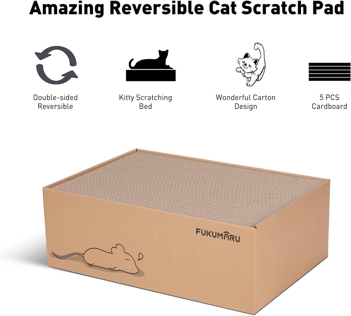 FUKUMARU 5 PCS Cat Scratching Boards - image 4