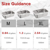 PEDAY 2.64 Gallon Extra Large Dog Water Bowl - 1.2 gallon / Silver Classic - image 3