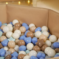 TRENDPLAY ball pit balls in star, heart and round shapes with pastel colors - view 10