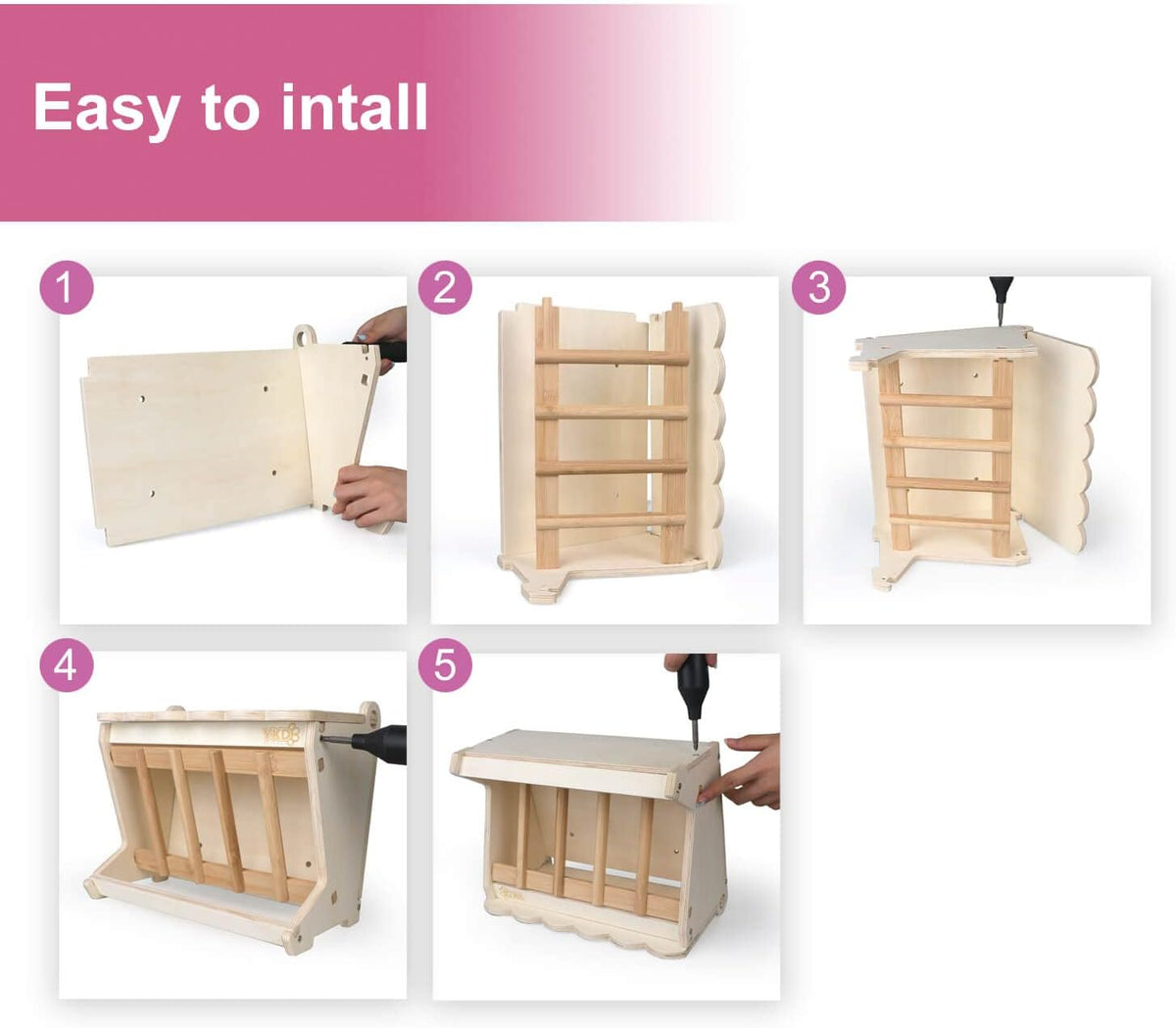 Pet Wooden Hay Feeder for Rabbits, Guinea Pigs, and Chinchillas – Essentials for Small Pets - image 4