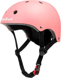 Besttravel Kids Helmet, Toddler Adjustable Kids Ages 3-8 Years Old Boys Girls Multi-Sports Safety - Pink