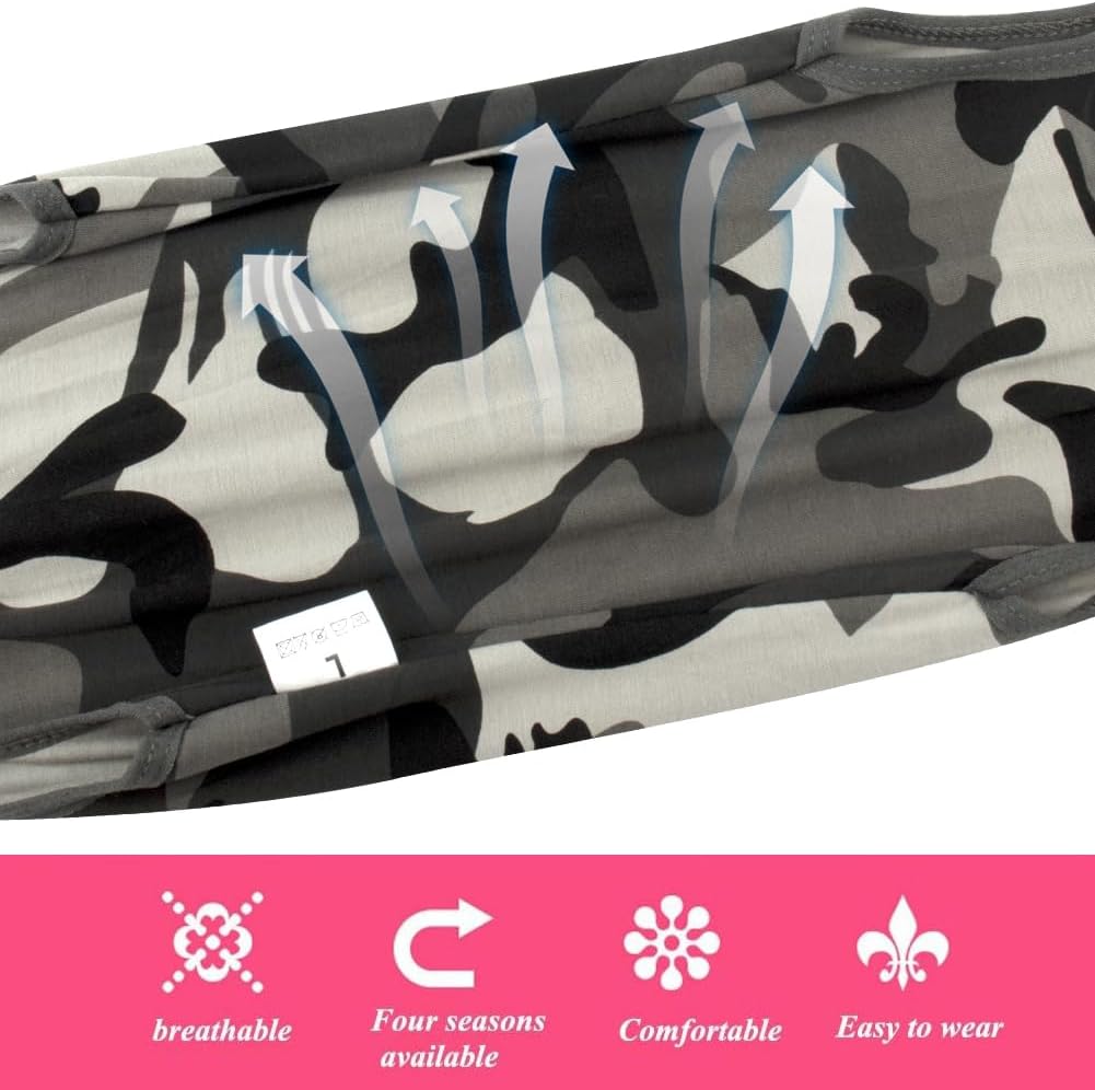 Cat Recovery Suit for Abdominal Wounds Cat Onesie After Surgery Female – Essentials for Cats - Camouflage / Small - image 4