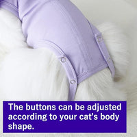 Cat Recovery Suit for Abdominal Wounds and Skin Diseases,Breathable Surgical Recovery Shirt After Surgery Wear Anti Licking Wounds,E-Collar Alternative for Female Cats Kitten(RSC01-yellow-m)