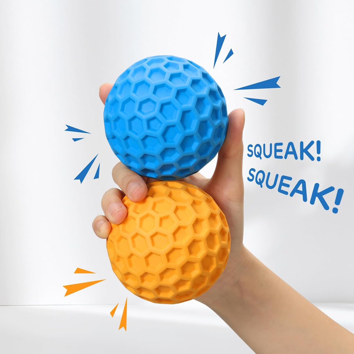 iPettie Summer Floating Dog Ball, Squeaky Water Fetch Toy – Essentials for Dogs - 3.15" x 3.15" - image 2