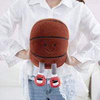 Xiyuan 12 inch rugby plush toy with smiling face and feet - view 8