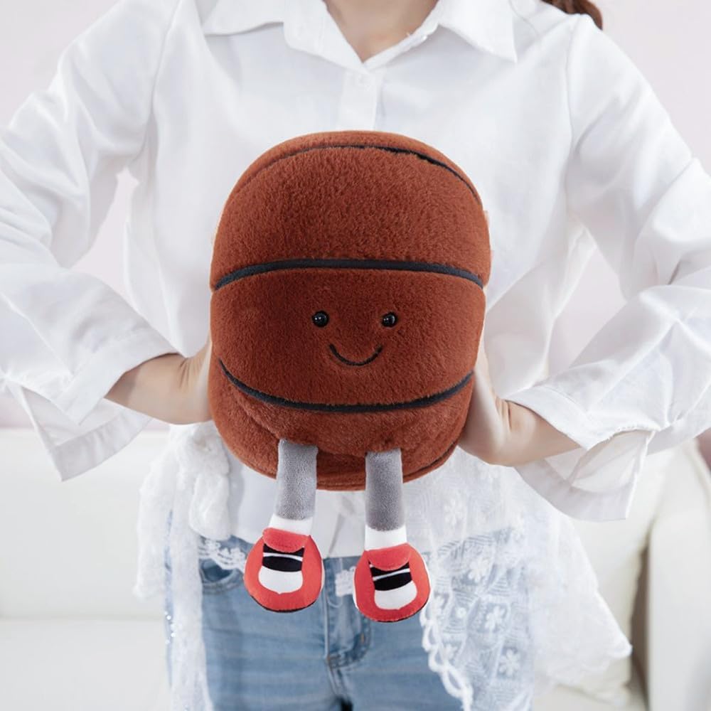 Xiyuan 12 inch rugby plush toy with smiling face and feet - view 8