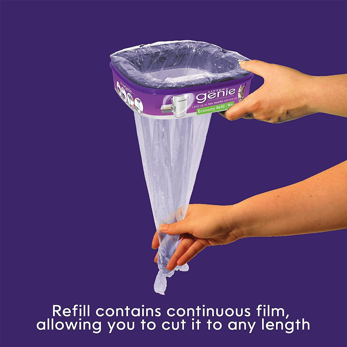 Litter Genie Standard Square Refill Bags - 1 Count (Pack of 12) - image 3
