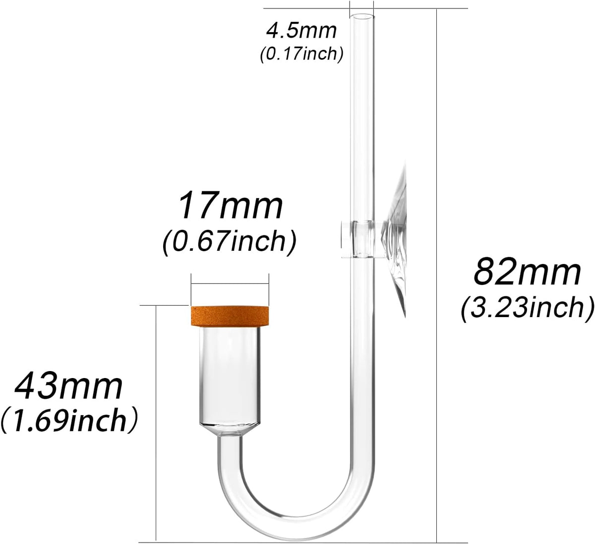 Fzone Neo CO2 Diffuser with Customized Ceramic from South Korea – Essentials for Fish - M-17mm - image 2