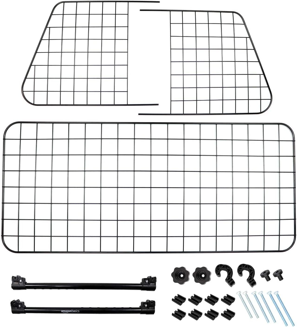 Amazon Basics Adjustable Dog Car Barrier for Vehicles, Black - image 4