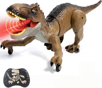 Sunrad Remote Control Dinosaur Toys for Kids Boys 3-5 4-7 8-12 Year - Brown