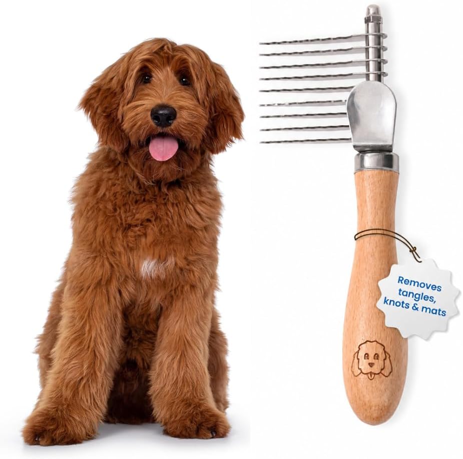 Dematting Rake for Dogs, Detangling - Dematting Rake Regular