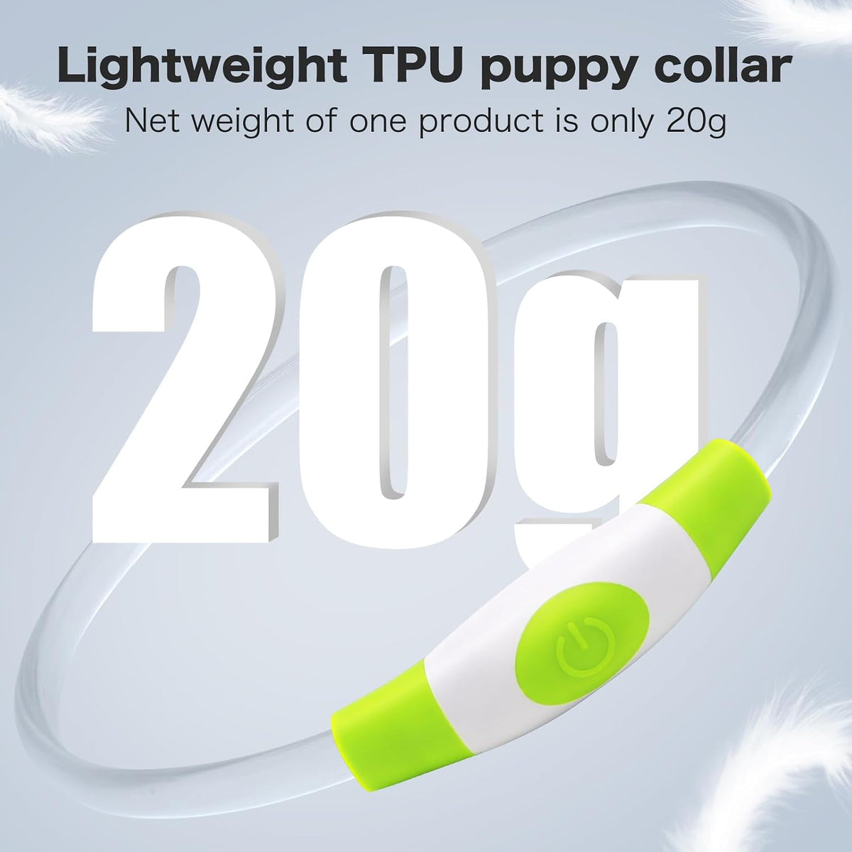 Light Up Dog Collar – Essentials for Dogs - XS-Green (40cm) - image 4