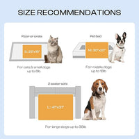 Luciphia 1 Pack 3 Calming Dog Blanket Fluffy Premium Fleece Pet Blankets Soft Sherpa Throw for Dogs Puppy Cat Haze Blue Large (41" x31")