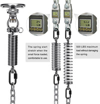 SELEWARE Silent Bearing Swivel Swing Hanger Stainless Steel Swing - Bearing Swing Hanger With Chain & Straight Spring - image 4