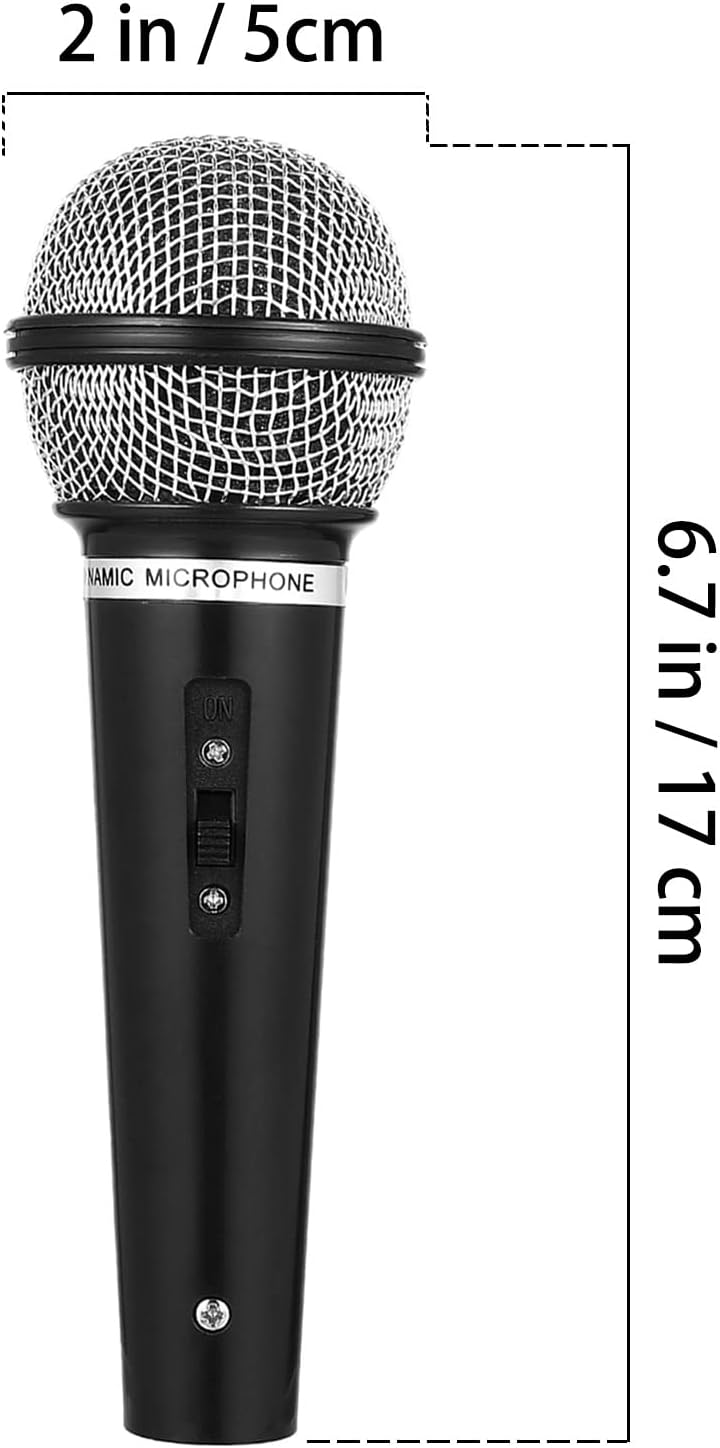 IFJJ toy microphone prop with plastic body and mesh head for pretend singing - view 3