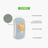 loukin Kids Magnetic Dry Erase Erasers - Gray 2 Pack - image 2