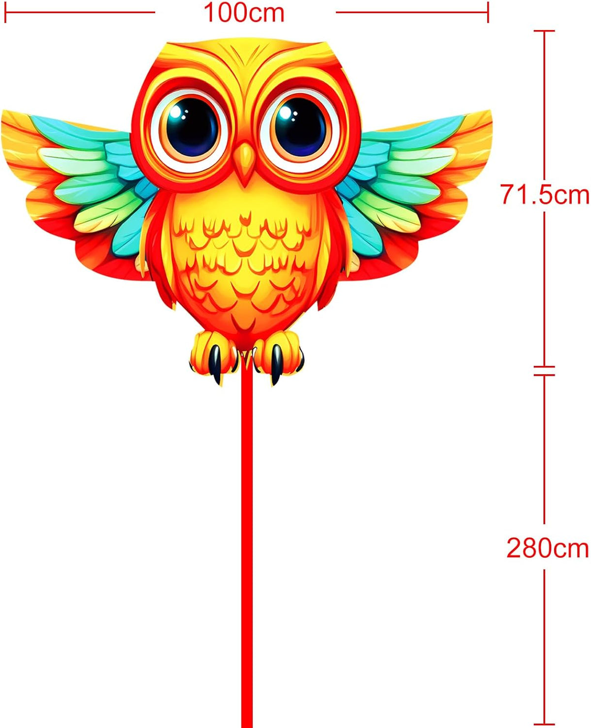 HENGDA KITE cartoon bee kite with yellow body, light wings and long tail - view 19