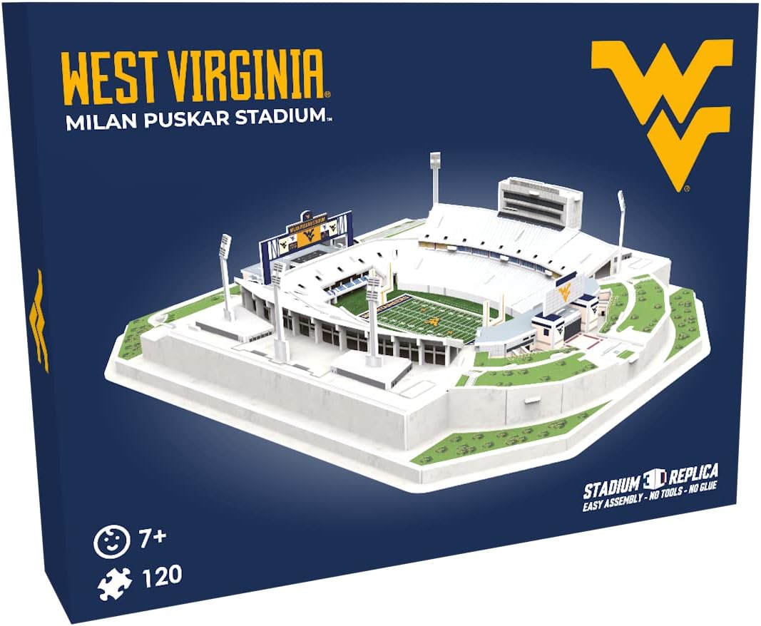 Pro-Lion 3D Jigsaw Puzzle of Michigan Wolverines Stadium 106 Pieces - West Virginia Mountaineers - image 2