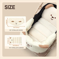 Dog Stroller Cushion & Mat, Pet Stroller Cushion for Dogs & Cats, Ideal Pet Accessories for Comfortable Rides