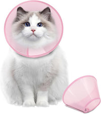 Supet Dog Cone Collar Adjustable After Surgery, Comfortable Pet Recovery Collar & Cone for Large Medium Small Dogs, Elizabethan Dog Neck Collar Plastic Practical