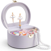 VLANDO Musical Jewelry Box for Girls - J.Light Purple
