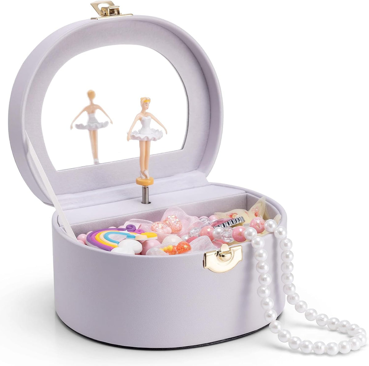 VLANDO Musical Jewelry Box for Girls - J.Light Purple