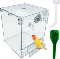Acrylic Bird Cage Bath Box - 【1Pcs】 / 【White：1PcsType1】