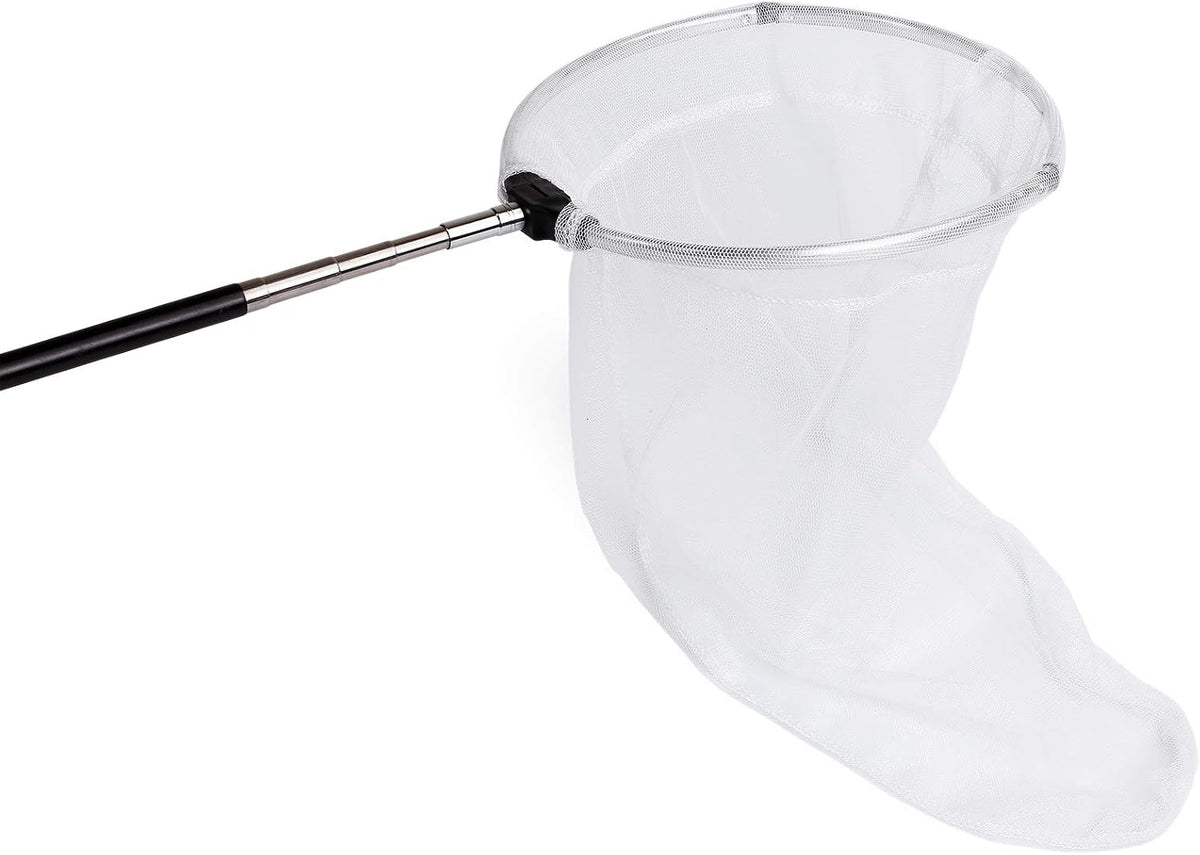 RESTCLOUD Insect and Butterfly Net with 12" Ring, 24" Net Depth - 10" Ring, 48" Handle - image 3