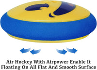 TYRDAN rechargeable floating air hockey puck with 2 strikers and USB charging cable - view 3