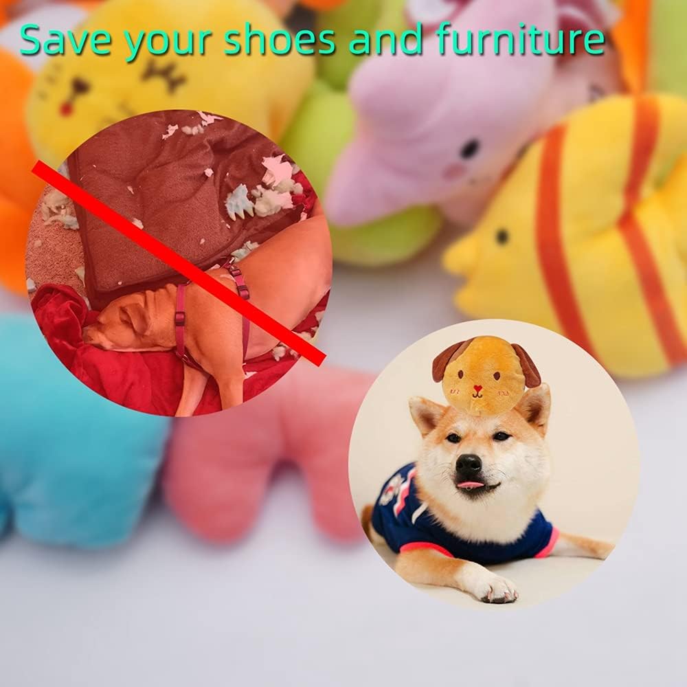 27 Pack Puppy Squeaky Toy Cute Bulk Plush for Small Dogs – Essentials for Dogs - image 3