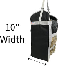 Derby Originals Top Load Hay Bag with Super Tough Bottom and 6 Month Warranty (Black/Grey)