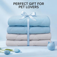 Luciphia Q-MAX>0.4 Cooling Dog Blanket Breathable Cold Pet Puppy Blue - Blue / 29x40 inches - image 2