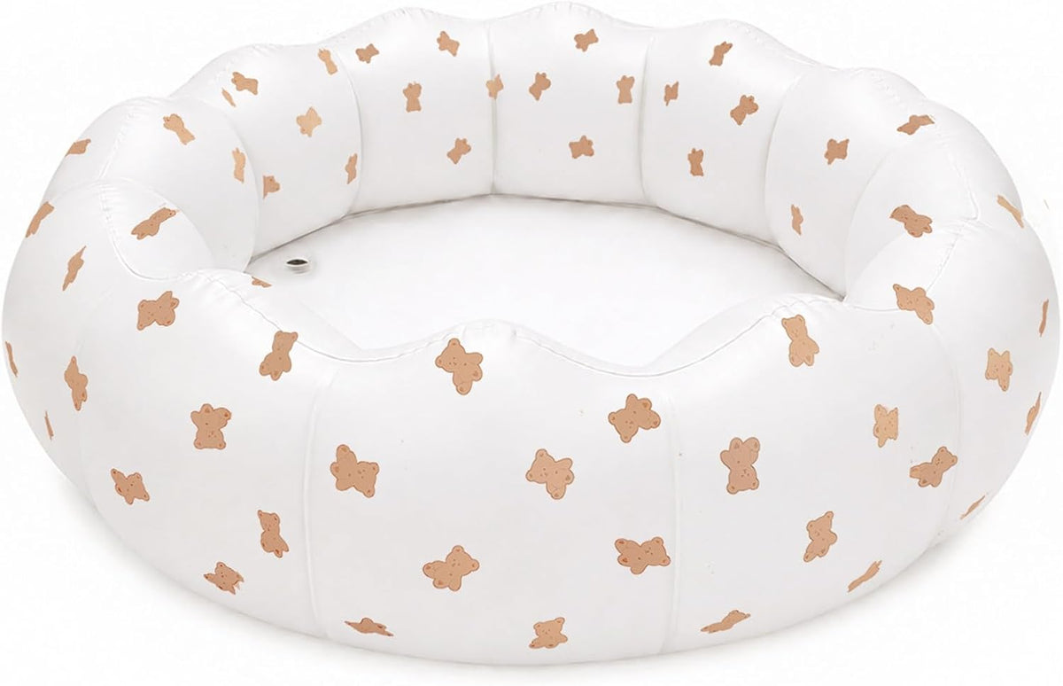 AirSwim 34 inch inflatable baby pool with soft walls for toddlers, bear style - view 3