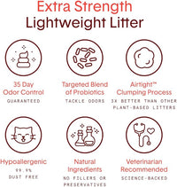 Boxie Extra Strength Cat Litter, Lightweight 35-Day Odor Control, Clumping, 11.5lb