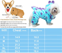 Nigua dinosaur costume hoodie with spiked hood for small and medium dogs and cats - view 3