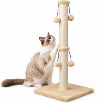 Dimaka 29in Cat Scratching Post - Light Brown / 34 inches for Large Cats