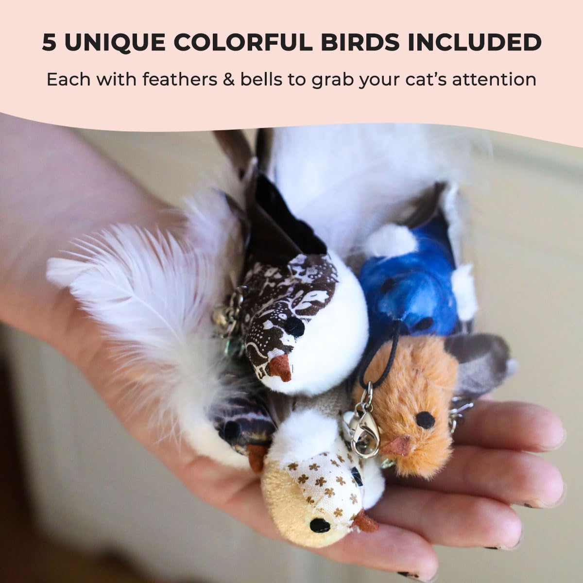 Whiskertons Interactive Bird Simulation Cat Toy Set - Standard Hybrid Bundle - image 2